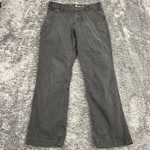 Carhartt Pants Mens Size 32x30 Gray Relaxed Fit Canvas 102291-306 Work
